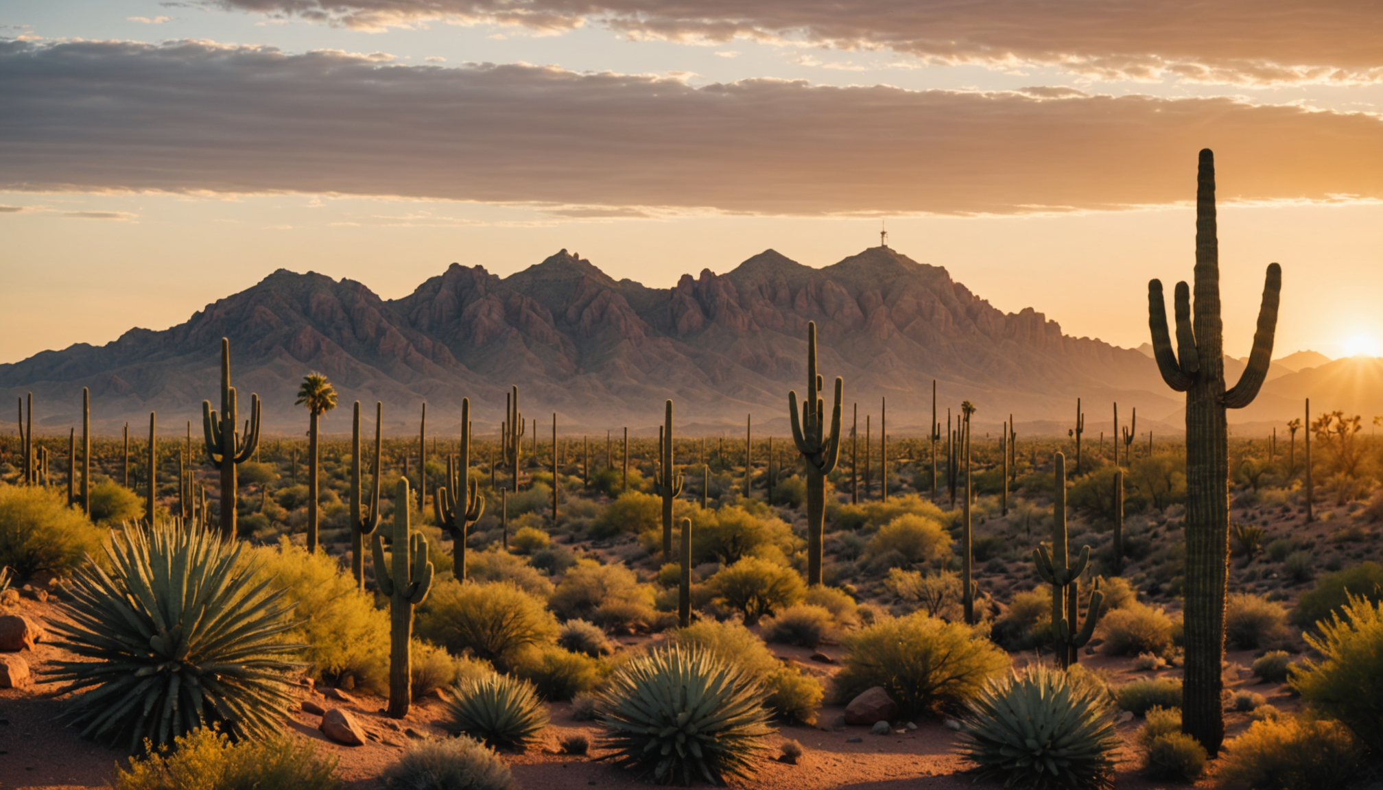 AI-generated image depicting Las Sendas in Mesa, Arizona