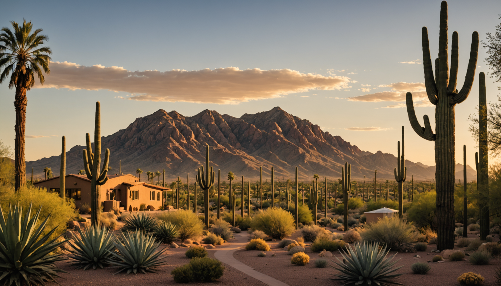 AI-generated image depicting modern, cinderella, mortgage in Mesa, Arizona