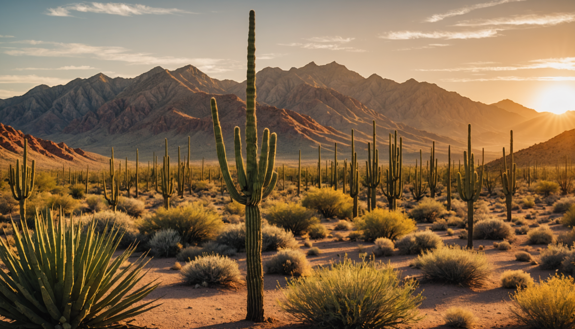 AI-generated image depicting Ocotillo in Mesa, Arizona