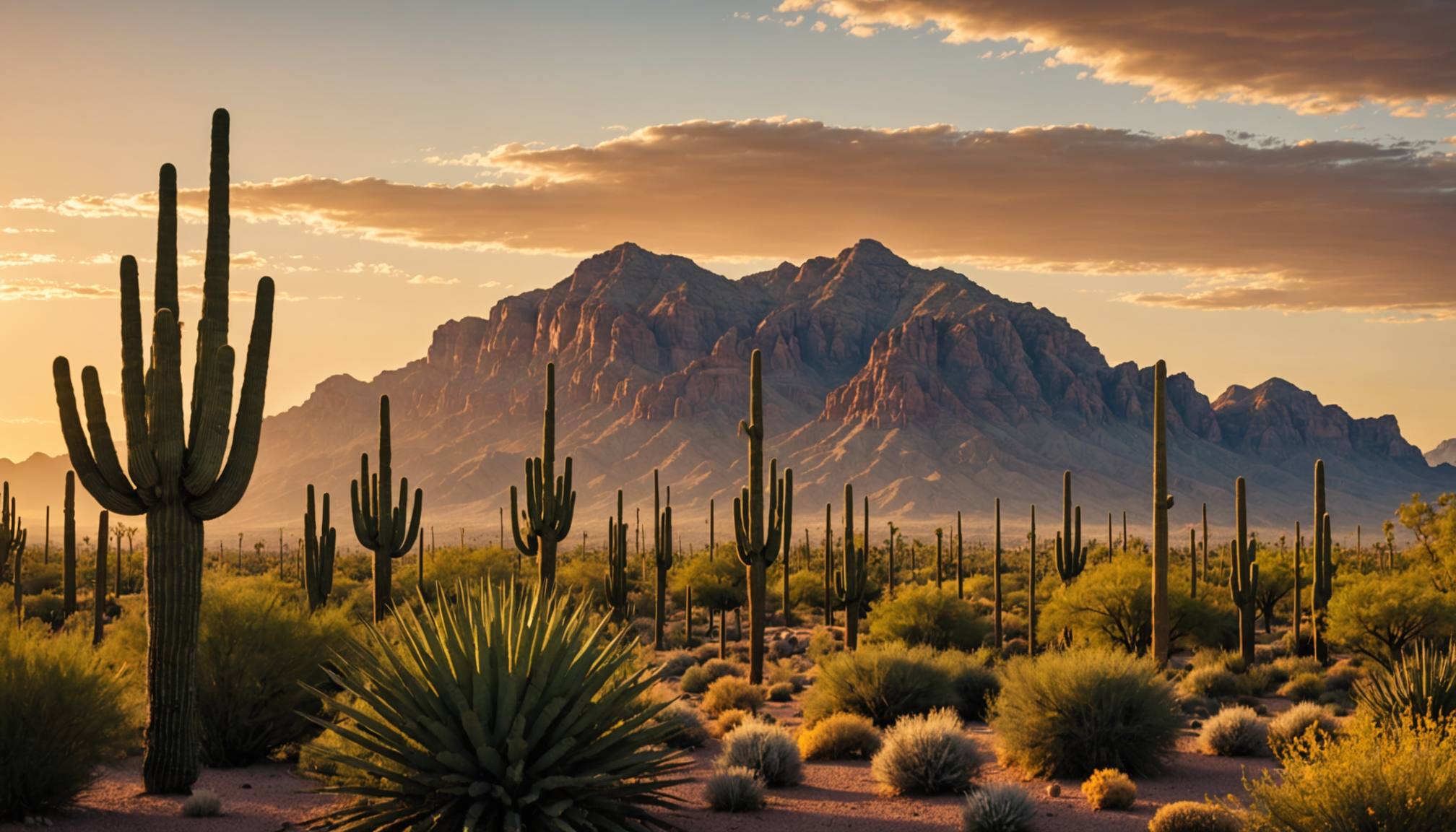AI-generated image depicting Superstition Springs in Mesa, Arizona